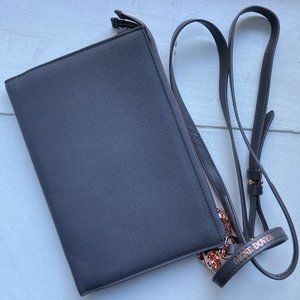 Dagne Dover Coated Canvas Wristlet/Cross Body